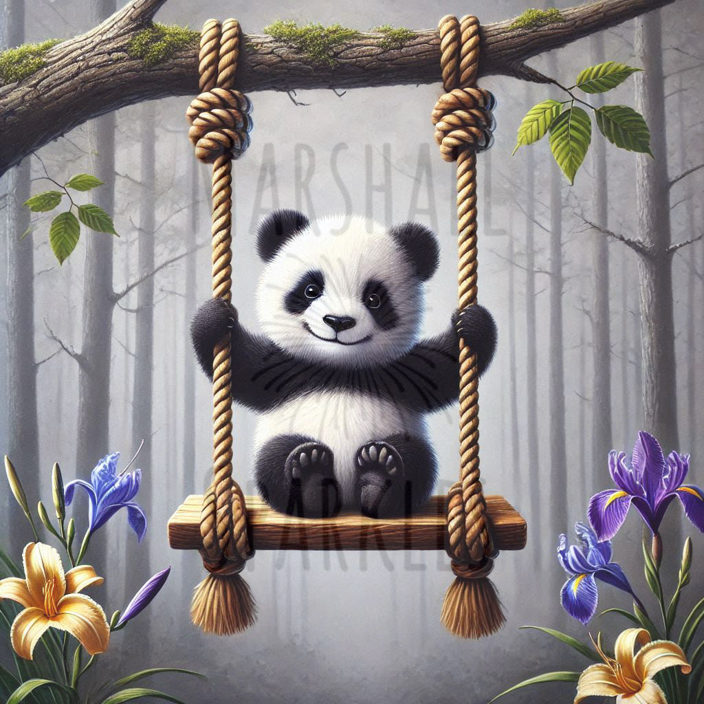 Panda Swing © 50x50