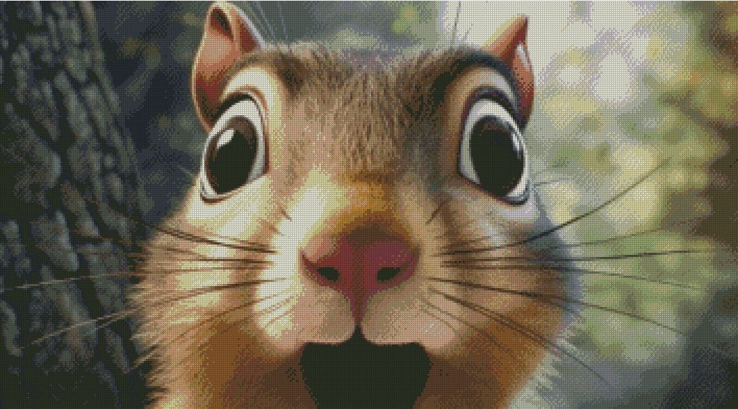Selfie Squirrel © 90x50
