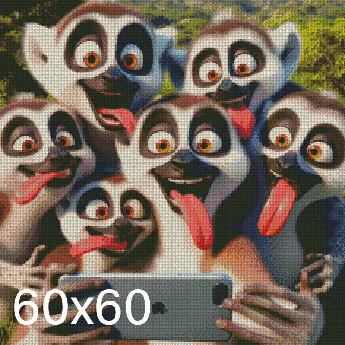 Selfie Lemurs © 60x60