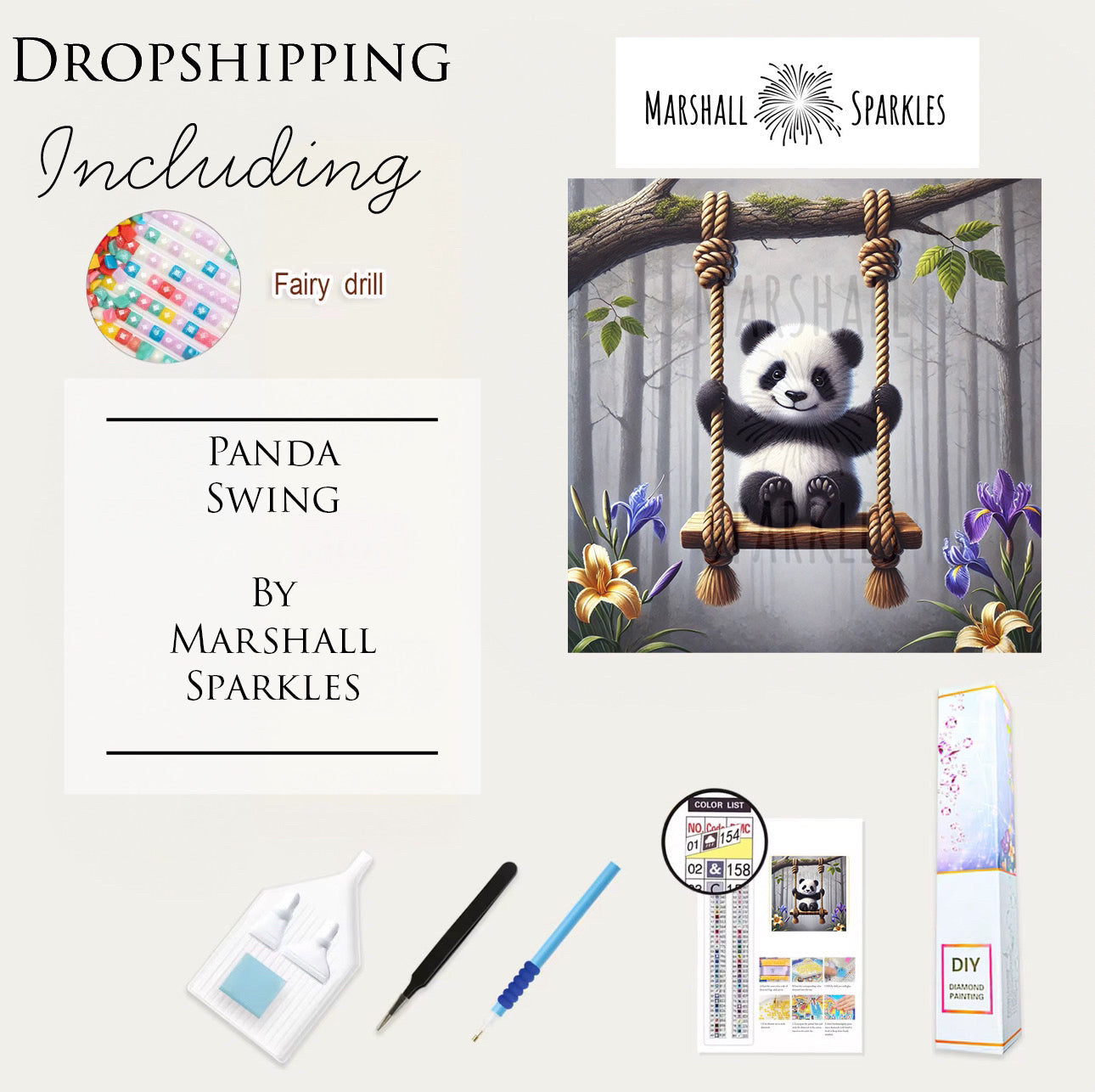 Panda Swing © 50x50