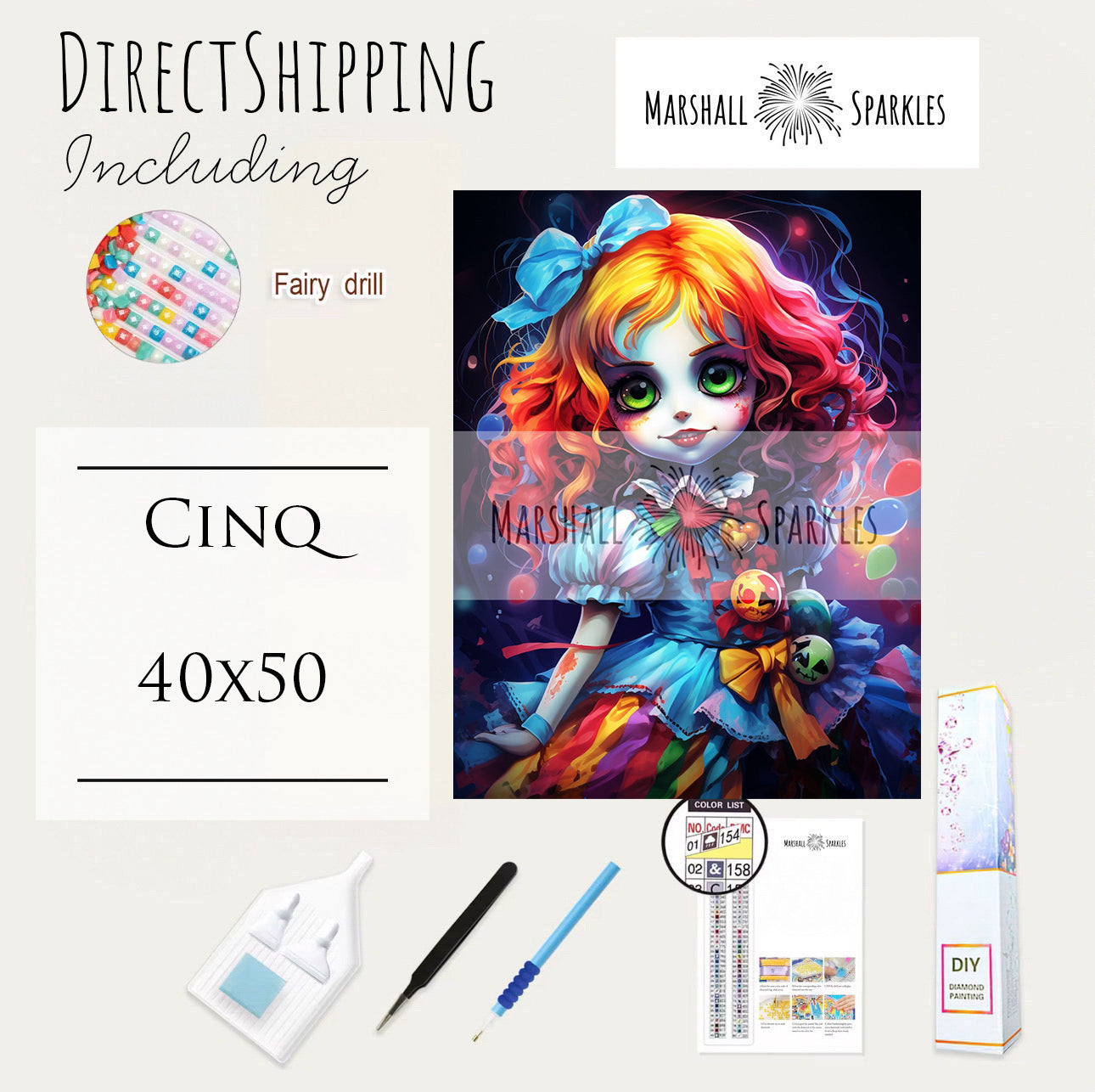 Cinq 40x50