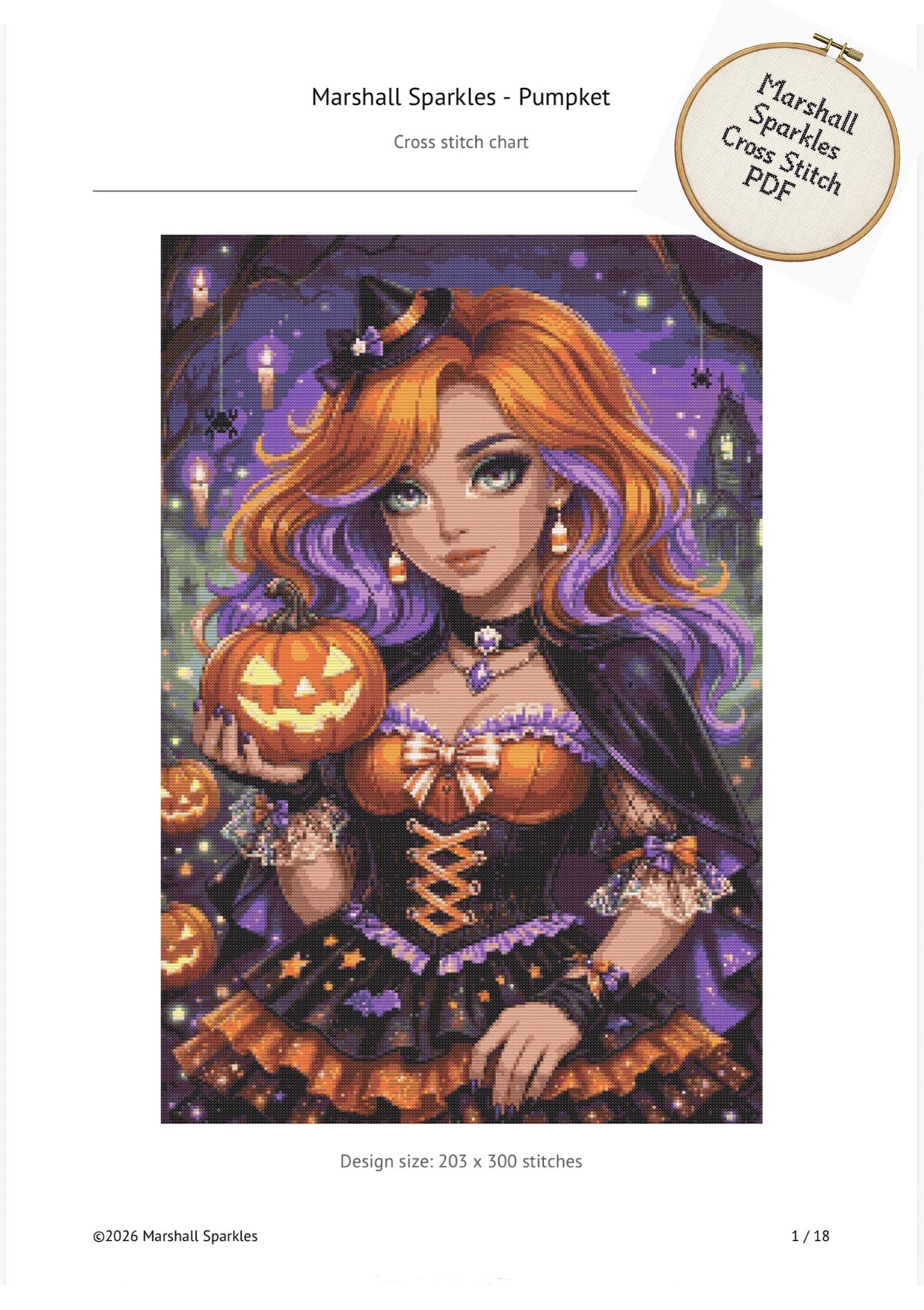 Pumpket © 14 Count PDF
