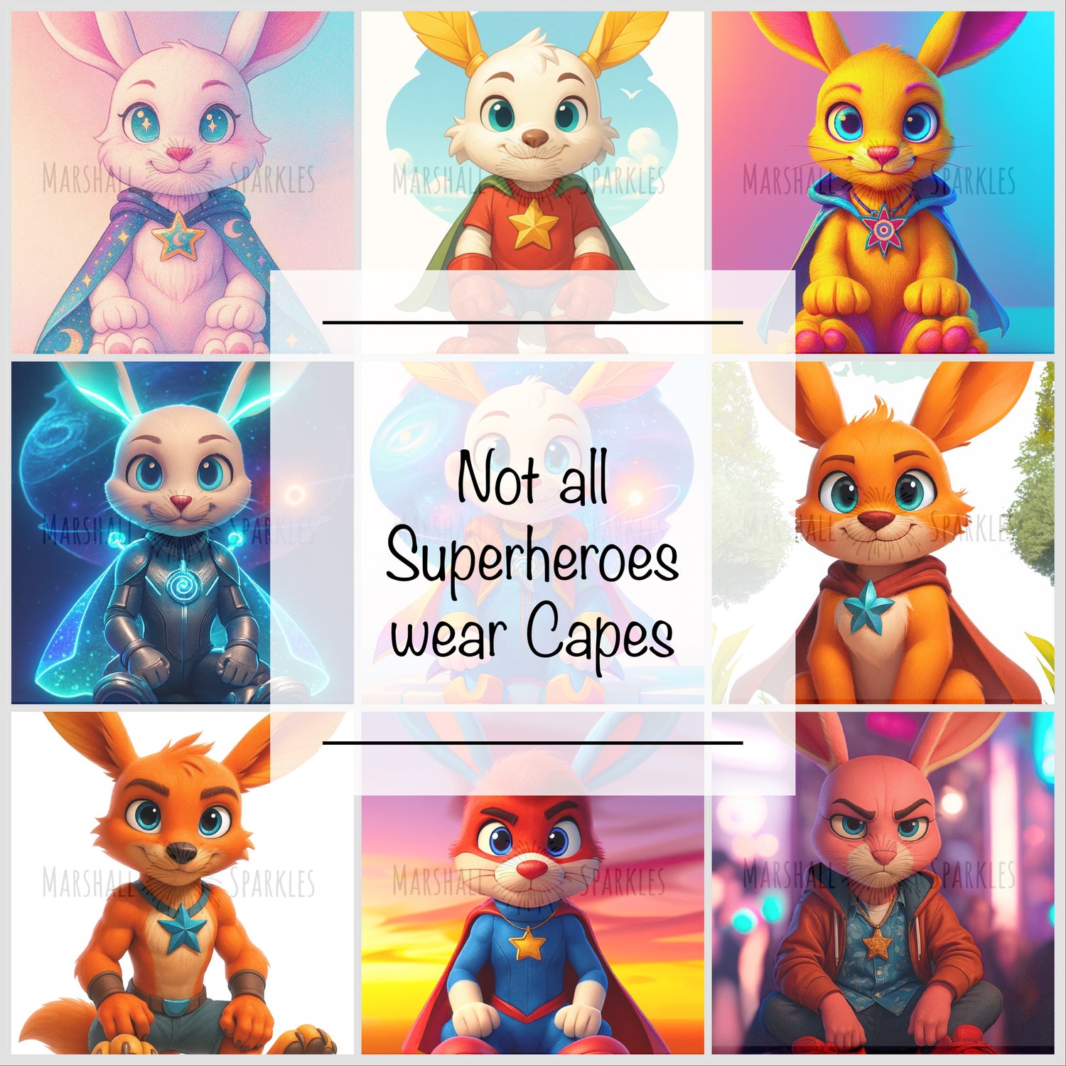 Not all Superheroes wear capes