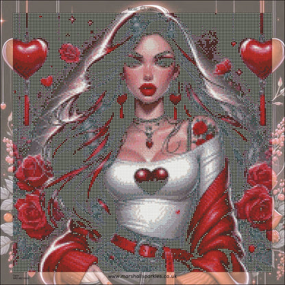 February Carrie © 50x50 Round Fairy Drill