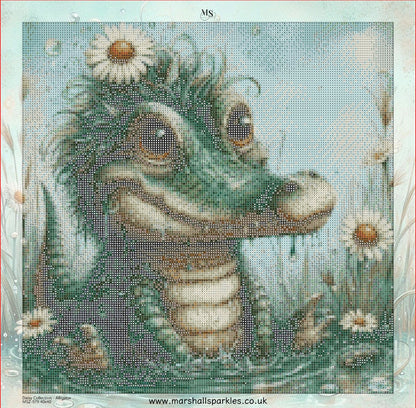 Daisy Collection -  Alligator © 40x40