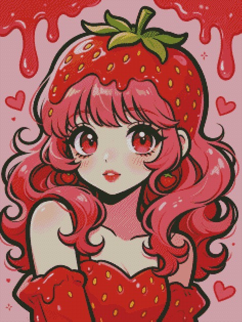 Fruitella Girls - Straya BerryBlush  © 60x80