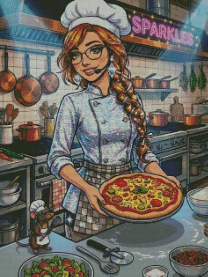 Chef Pop Dreams © 60x80