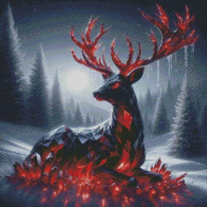 January/Garnet - Totem:Stag © 50x50