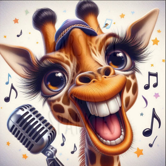 Popstar Collection - Giraffe © 40x40 - (print to order)