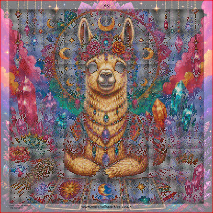Llama Lumina © 50x50 by Puttiluxe