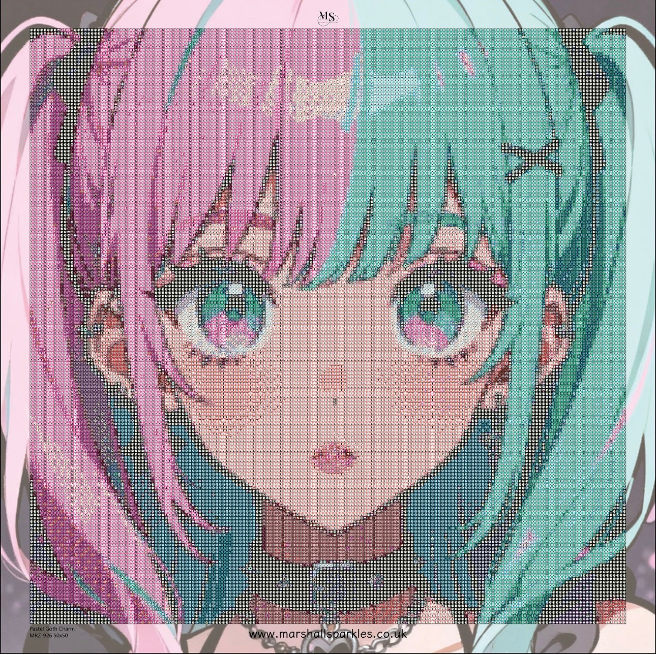 Pastel Goth Charm © 50x50
