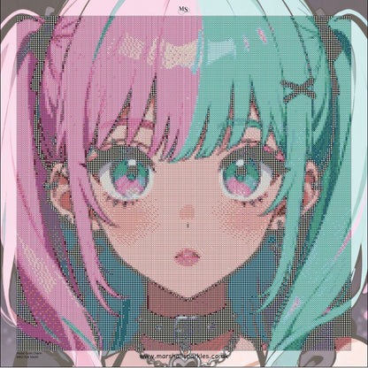 Pastel Goth Charm © 50x50