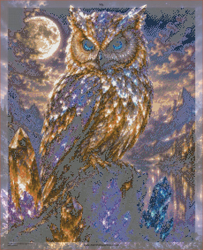Moonlit Crystal Guardian © 60x75 by CrazyLoneWolf