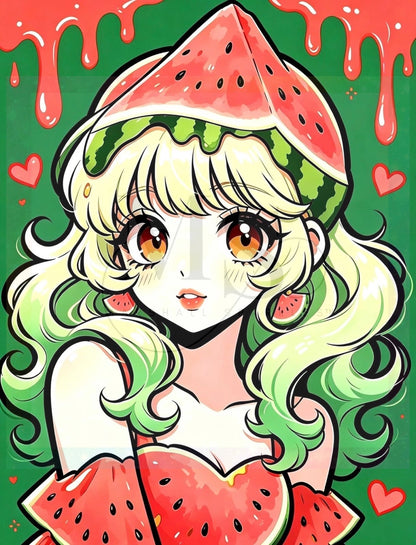 Fruitella Girls - Melody MelonDrop © 60x80