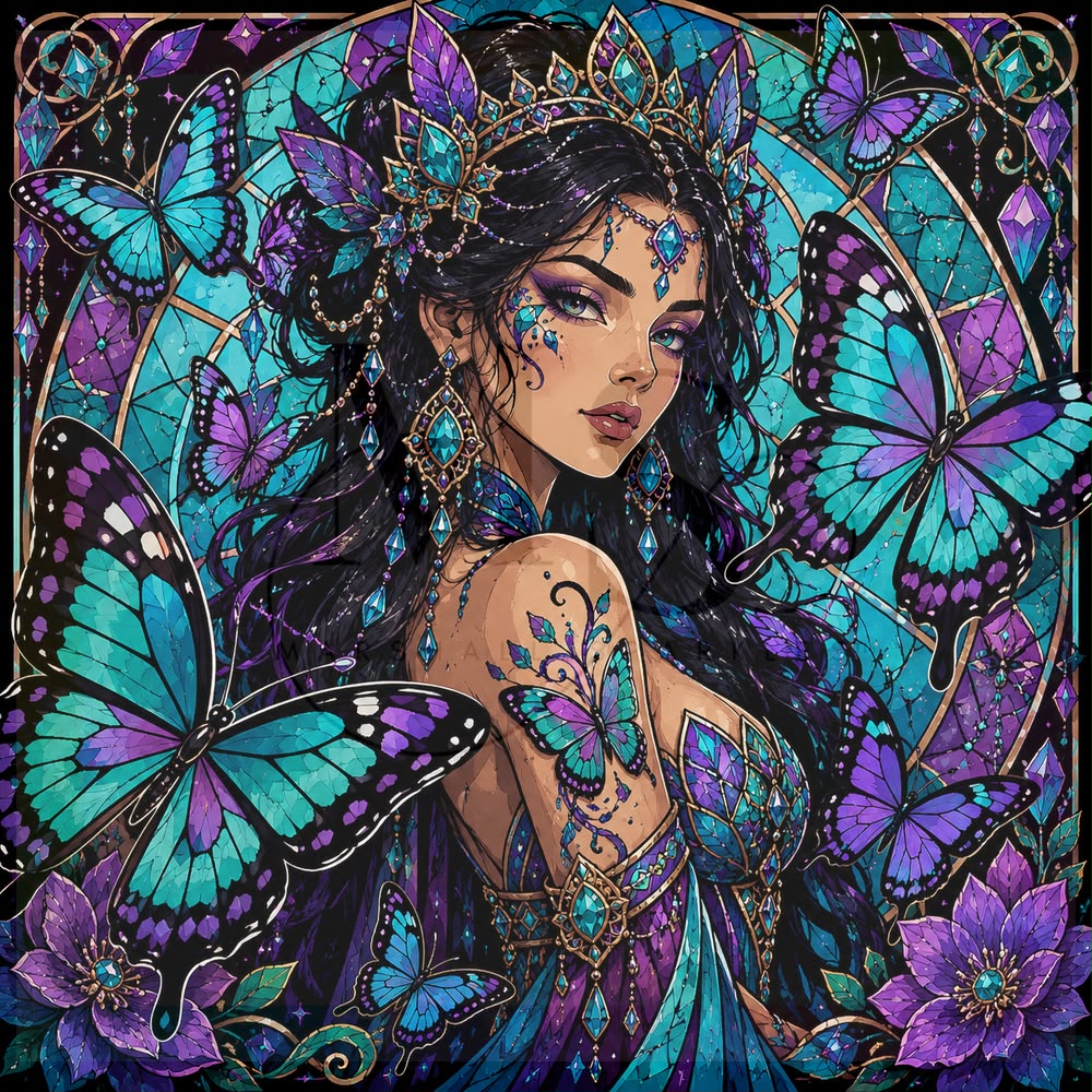 Butterfly Empress © 70x70 by CrazyLone Wolf