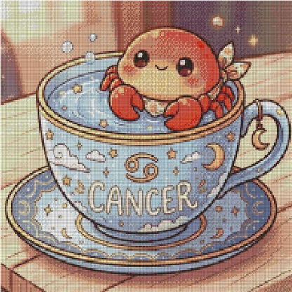 The Teacup Zodiac - Cancer © 50x50 by RG Designs