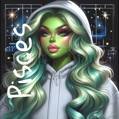 Zodiac Green - Pisces Personality Traits © 60x60