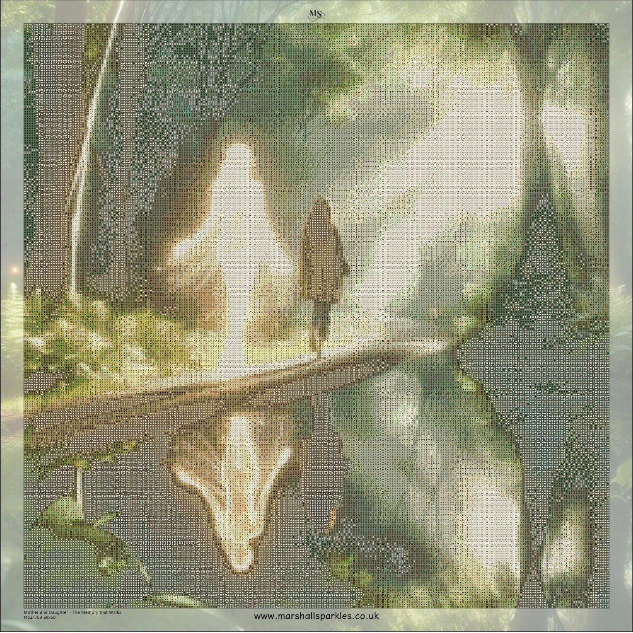 Mother and Daughter - The Memory that Walks © 60x60