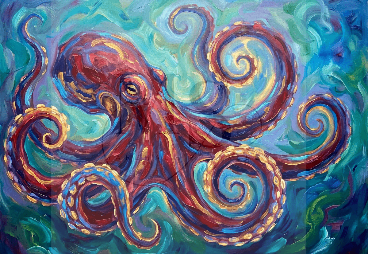 Octopus © 60x45