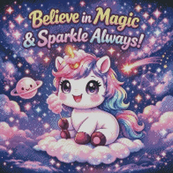 Believe in Magic & Sparkle Always © 50x50