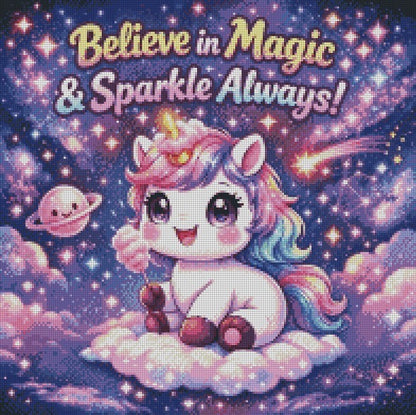 Believe in Magic & Sparkle Always © 50x50