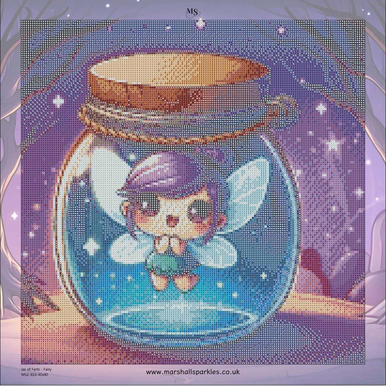 Jar of Farts - Fairy ©  40x40