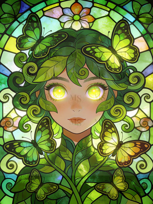 The Guardian of Butterflies © 60x80
