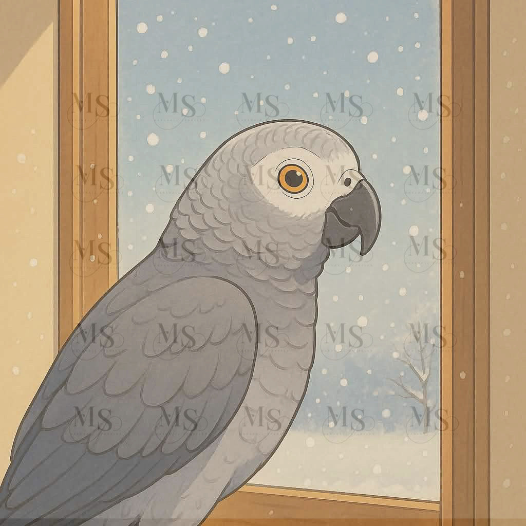12 Months of Parrot © 30x30 by Katie Mayo-Jackson