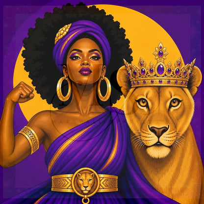 Lioness Within © 50x50 by KT Designs