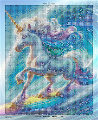 Unicorn Wave © 40x50 Square FULL FAIRY DRILL
