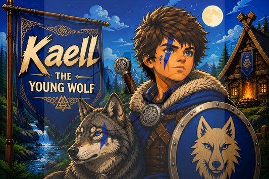 Kael The Young Wolf © 90x60 by CrazyLoneWolf