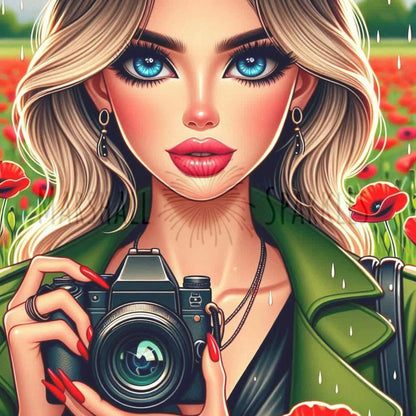 Poppy © 50x50 with Fairy by Katie Mayo-Jackson