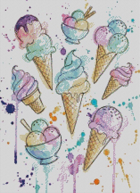 Ice Creams © 40x55