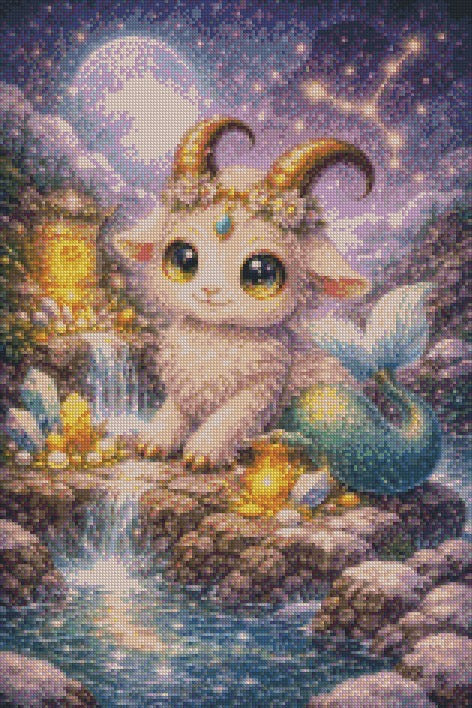 Capricorn © by Miss Millicent 40x60