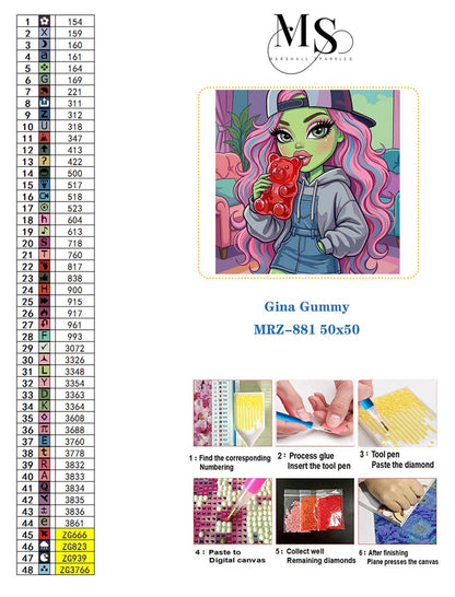 Gina Gummy © 50x50 Round fairy