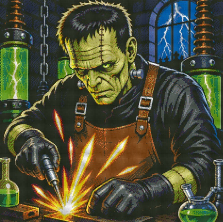 Frankenstein's Workshop  © 60x60 by KT Designs