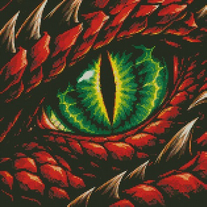 Dragons Gaze © 40x40 by CrazyLone Wolf