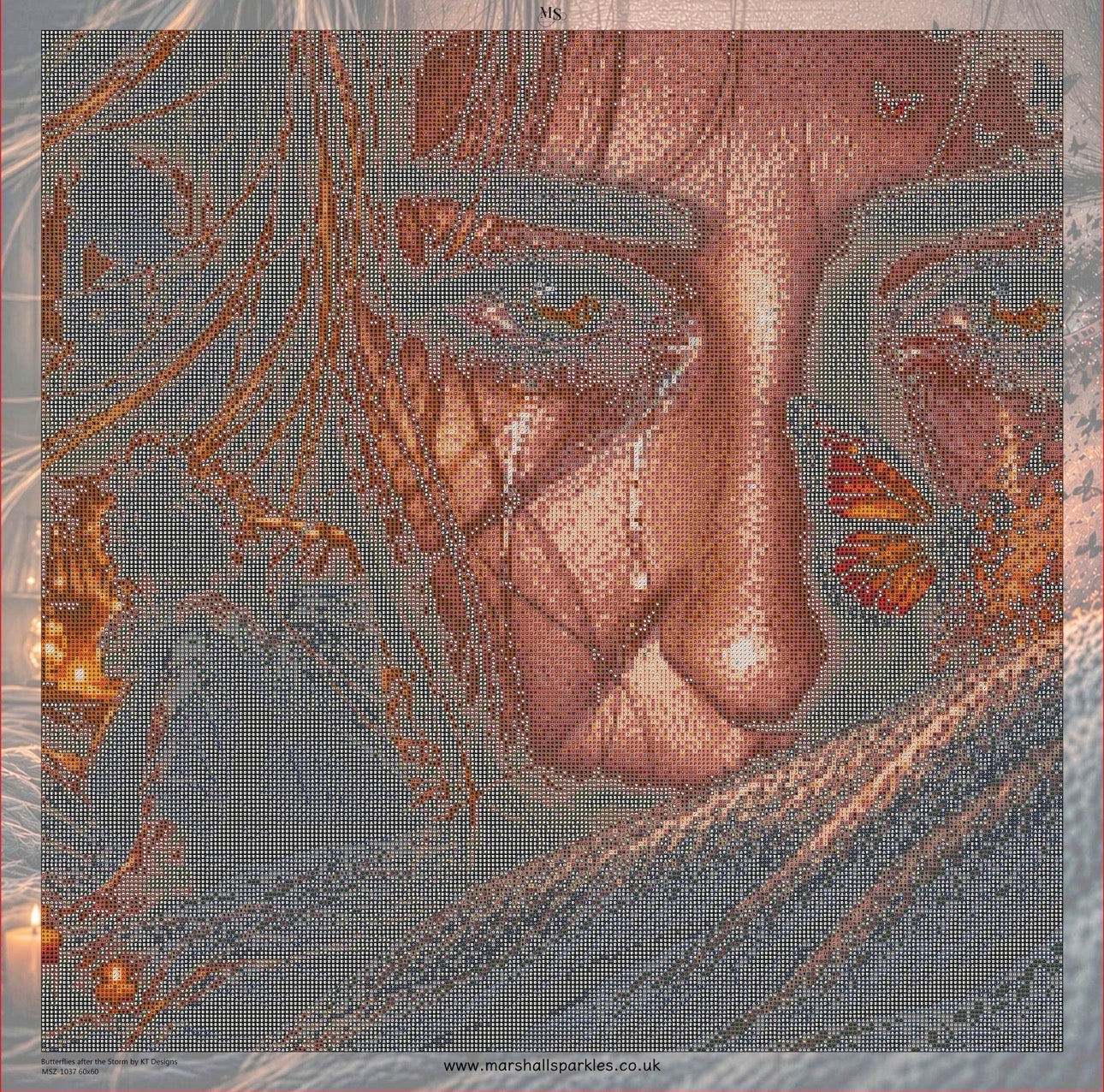 Butterflies after the Storm © 60x60 by KT Designs