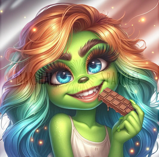 February Allegra © 40x40 Square Fairy drill