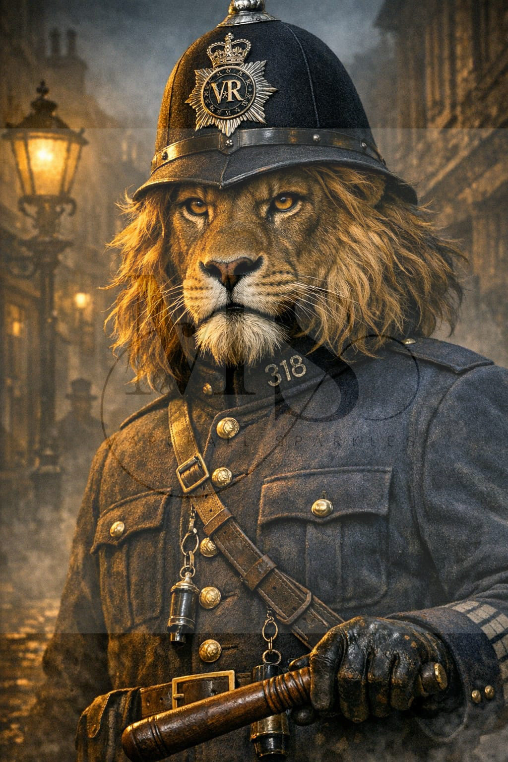 Constable Mufasa © 50x75 by NAT Art Creations