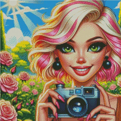 Rose © 50x50 with Fairy by Katie Mayo-Jackson