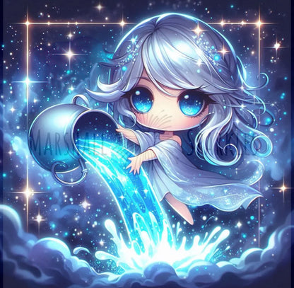 Zodiac -  Aquarius Totem © 50x50