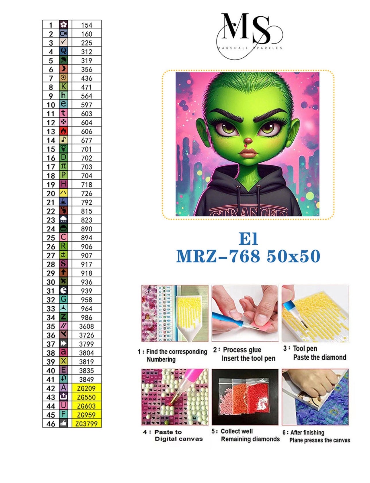 El © 50x50 (print to order)