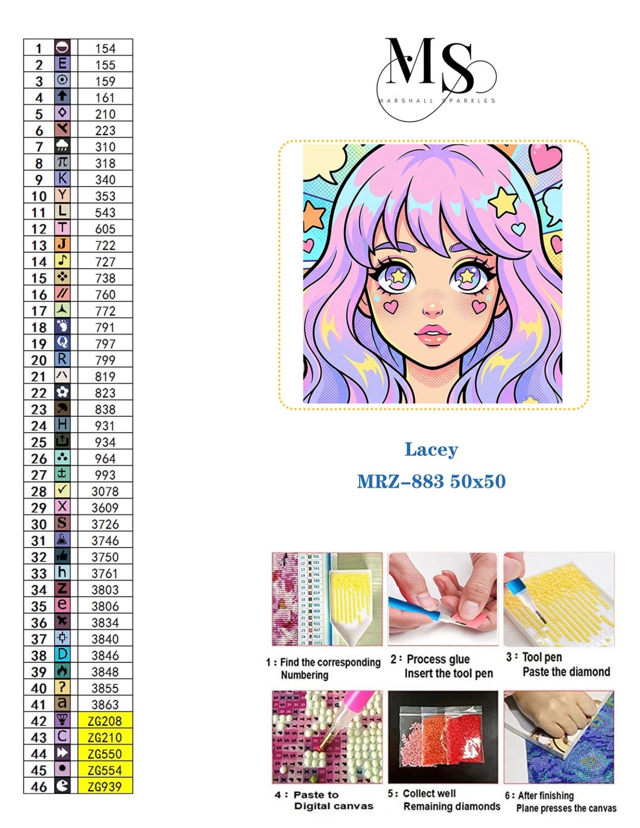Lacey © 50x50 Round fairy
