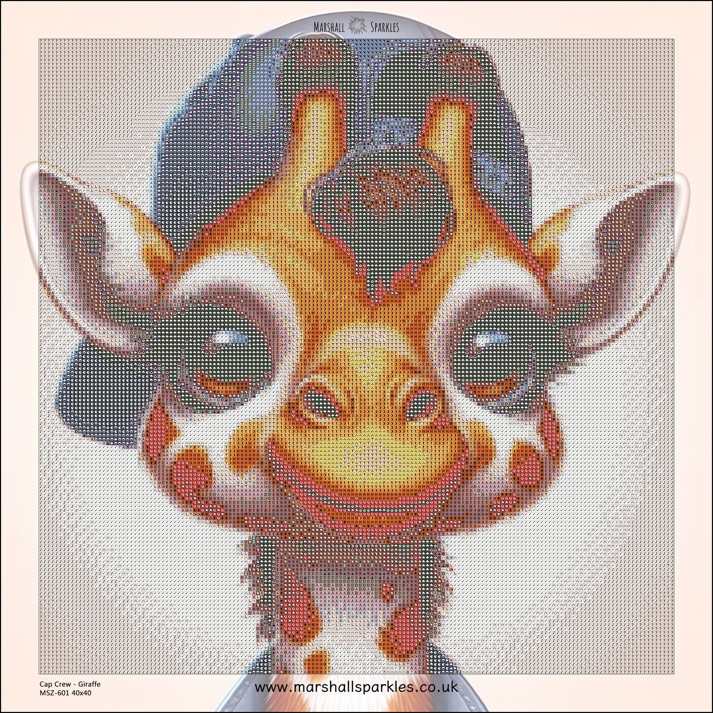 Cap Crew - Giraffe  © 40x40 - (print to order)