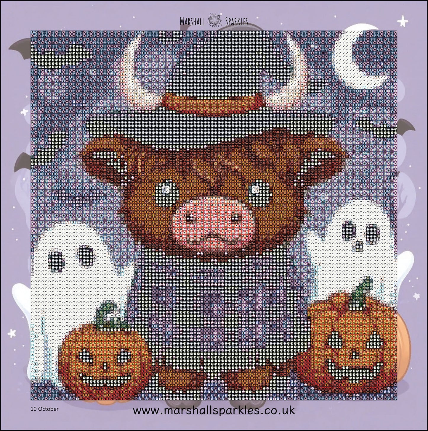 12 Months of Highland Cows © 30x30 free birthday canvas