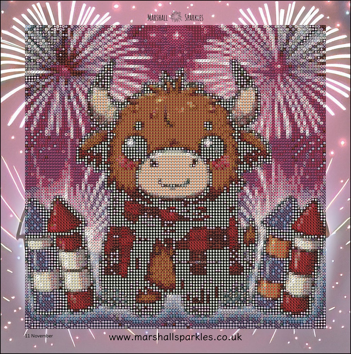 12 Months of Highland Cows © 30x30 free birthday canvas