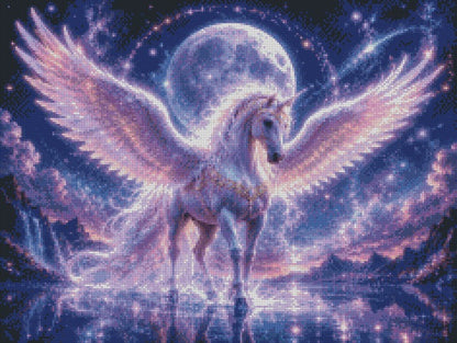 The Moonlit Guardian © 60x50 by KT Designs