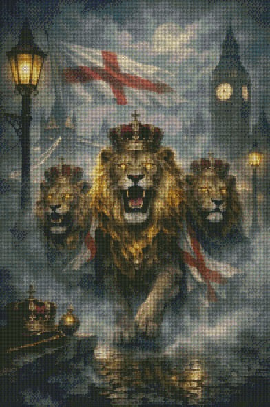 Pride of England © 50x75 by NAT Art Creations
