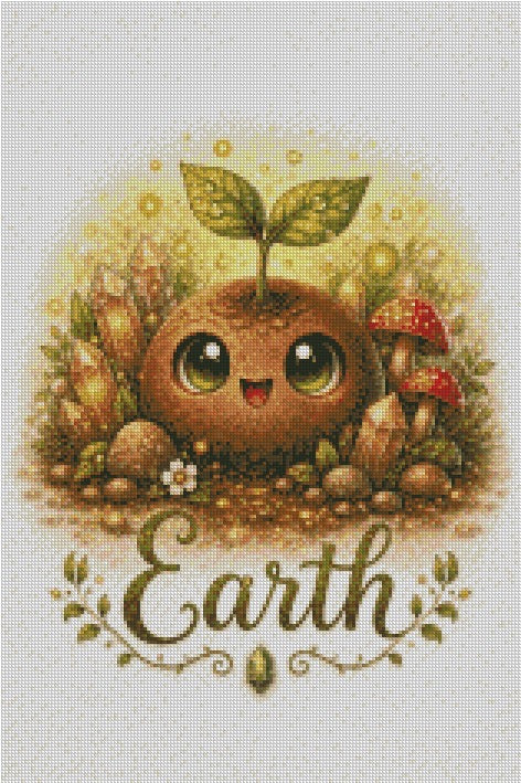 Earth Element © by Miss Millicent 40x60